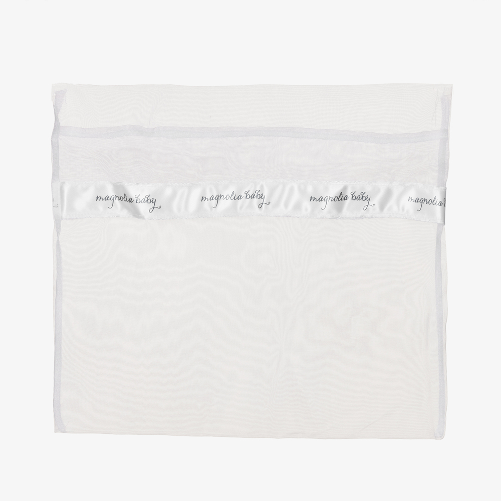 ماغنوليا بيبي-طقم بيبي غرو وقبعة قطن بيما جيرسي لون أبيض للأطفال | Childrensalon Outlet