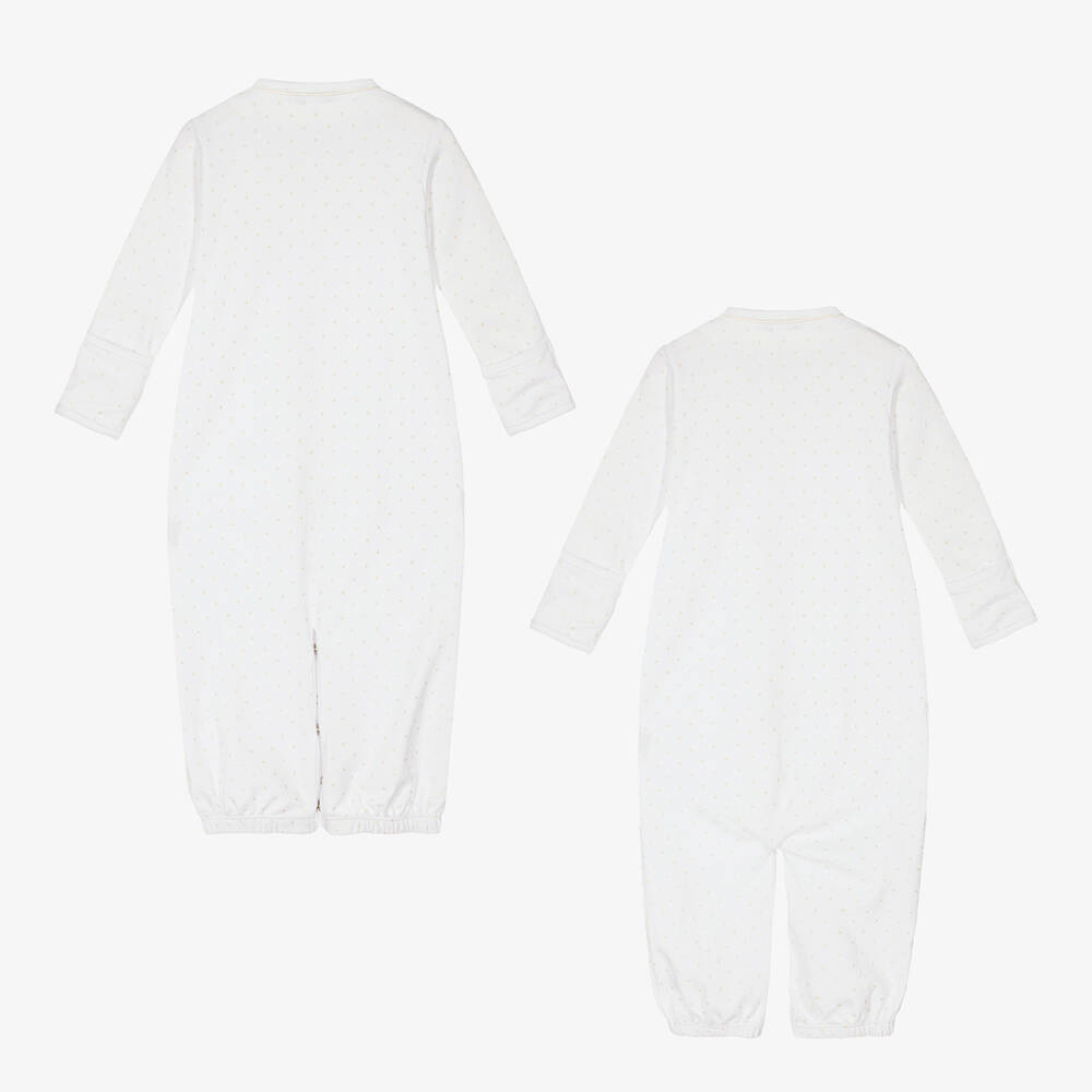 Magnolia Baby-Белое платье-трансформер из хлопка пима | Childrensalon Outlet