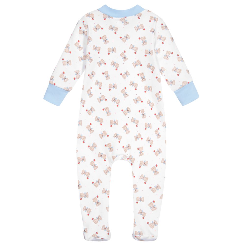 Magnolia Baby-Белый комбинезон из хлопка пима для малышей | Childrensalon Outlet