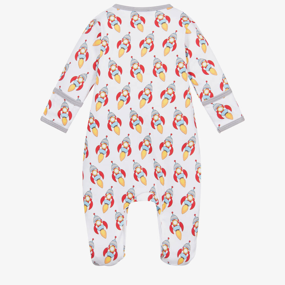 Magnolia Baby-بيبي غرو قطن بيما جيرسي لون أبيض للأطفال | Childrensalon Outlet
