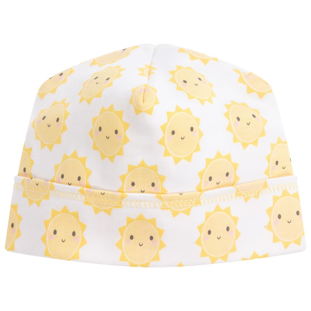 Magnolia Baby - Yellow Pima Cotton Hat | Childrensalon