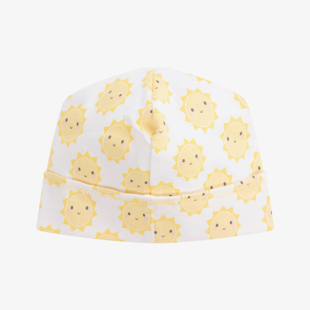 Magnolia Baby-Yellow Pima Cotton Hat | Childrensalon Outlet