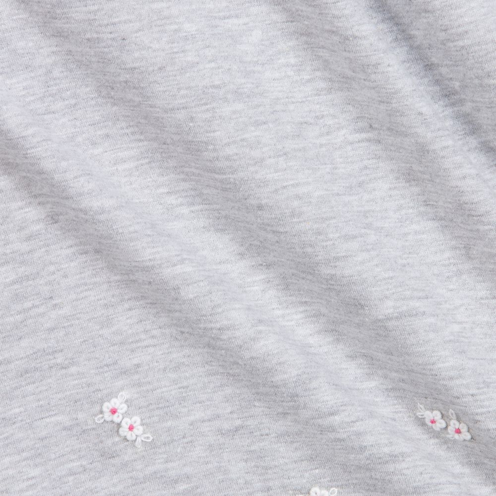 Malvi & Co-Grey Cotton Jersey Dress | Childrensalon Outlet