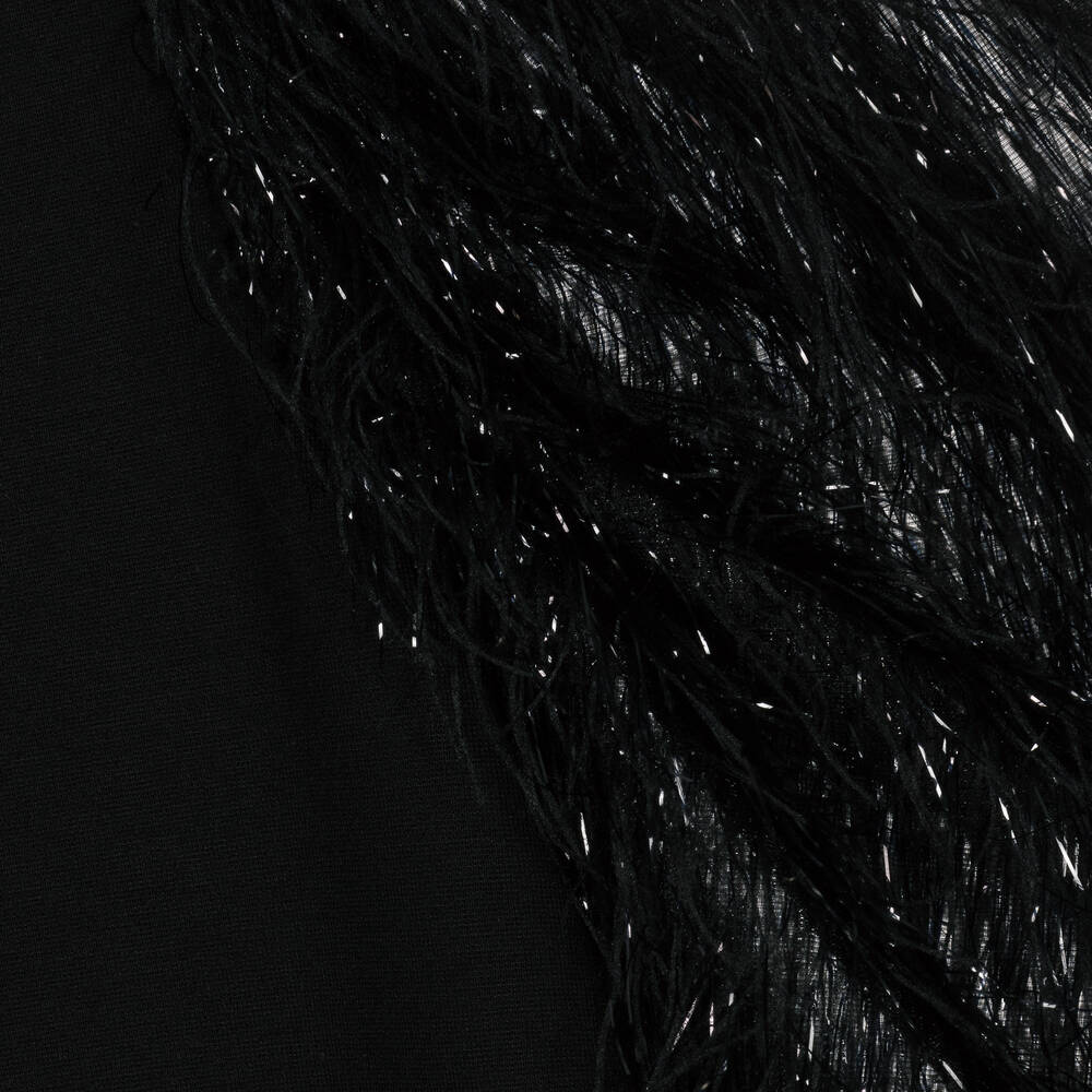 Mama Luma-فستان جيرسي لون أسود | Childrensalon Outlet