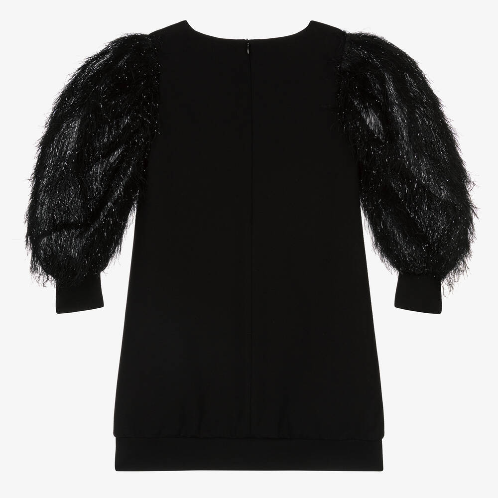 Mama Luma-فستان جيرسي لون أسود | Childrensalon Outlet