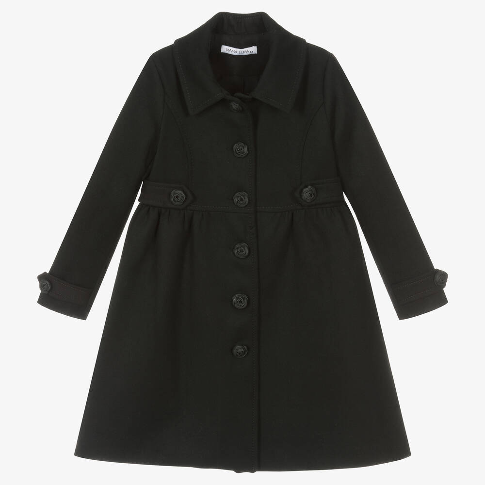 Mama Luma - Manteau long noir traditionnel  | Childrensalon