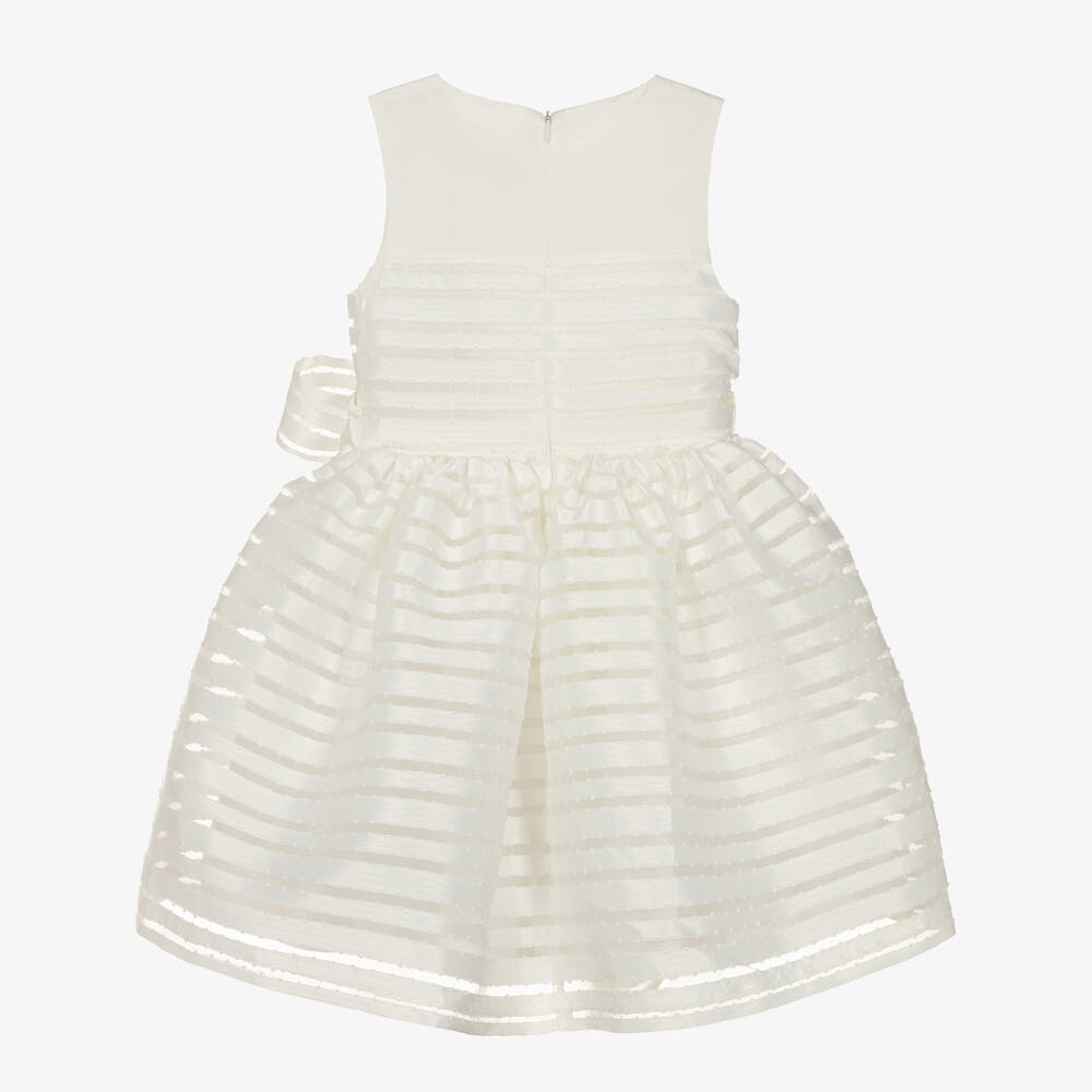 Mama Luma-فستان جاكارد أورغانزا لون عاجي | Childrensalon Outlet