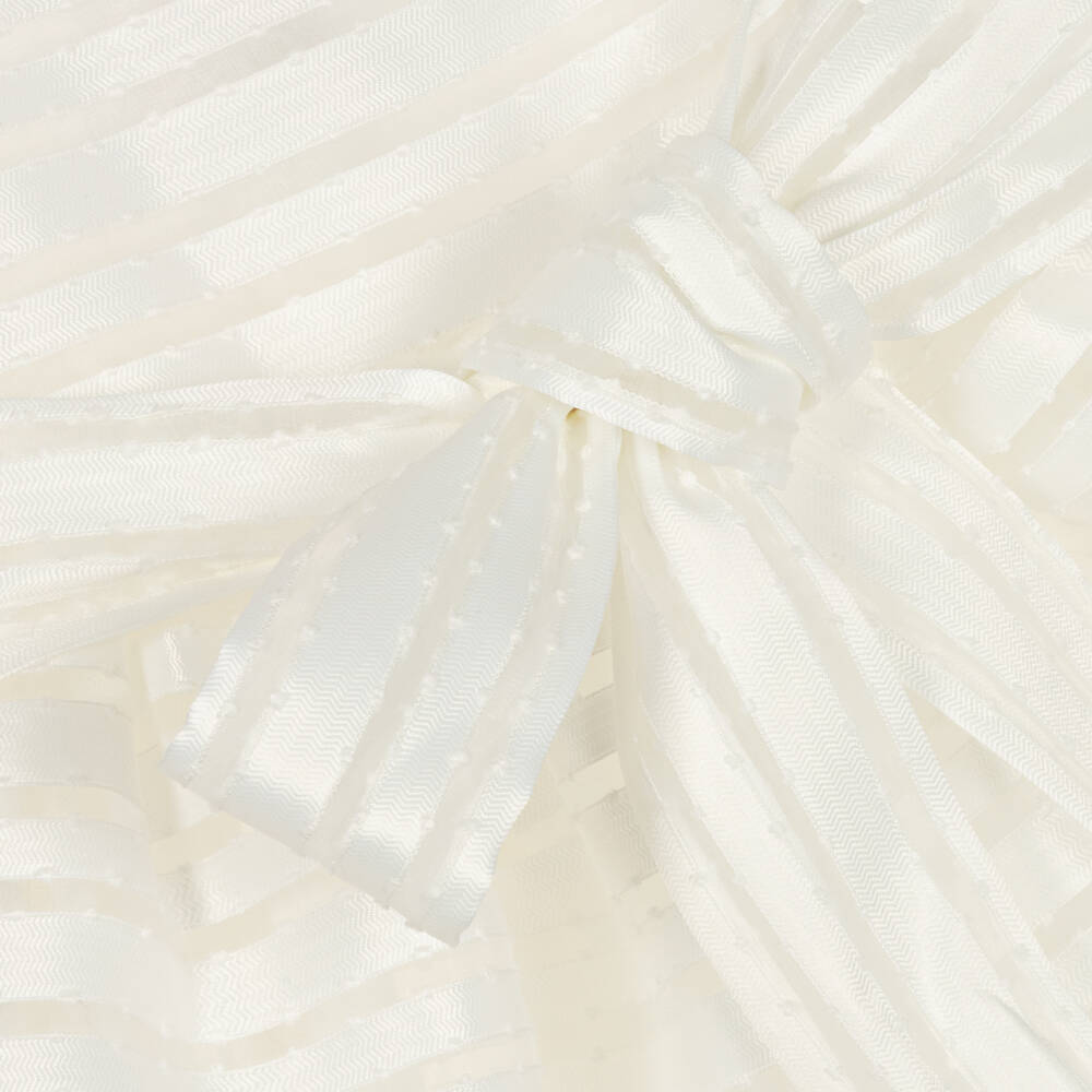 Mama Luma-فستان جاكارد أورغانزا لون عاجي | Childrensalon Outlet