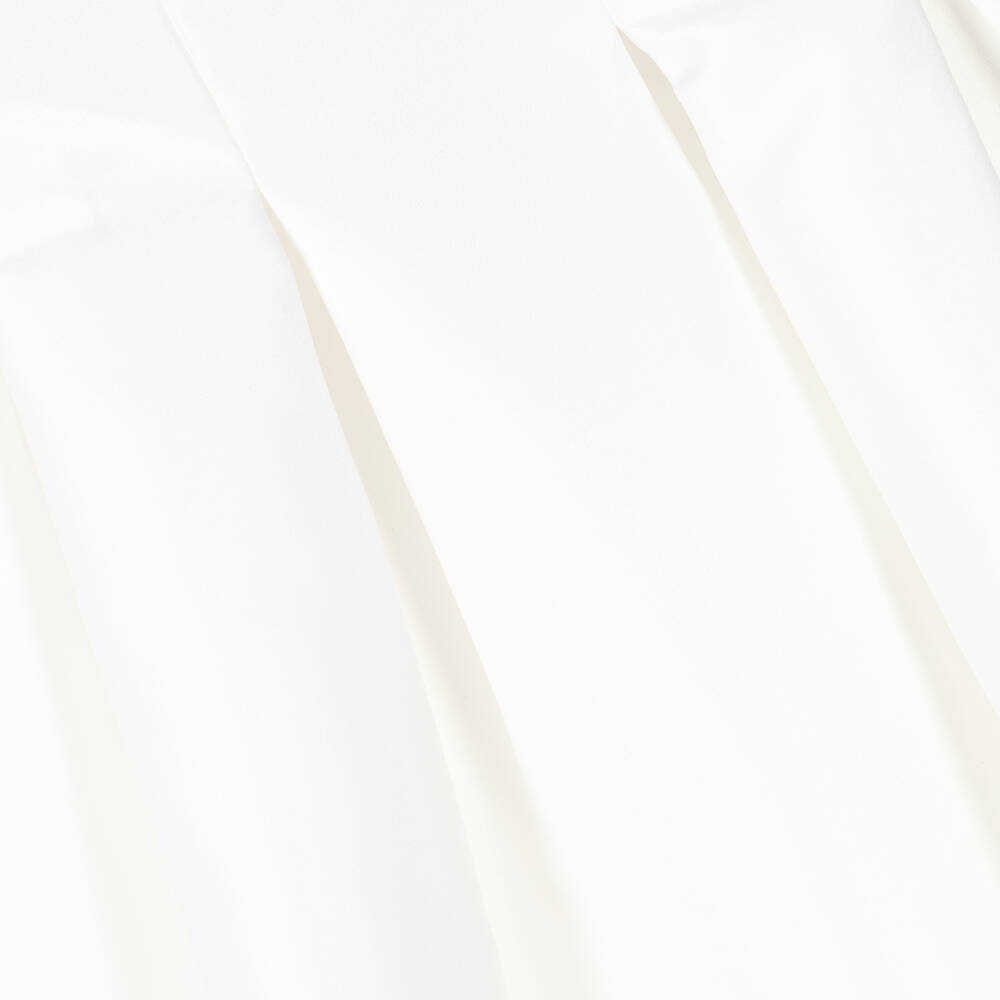 Mama Luma-Кремовое атласное платье с бантом | Childrensalon Outlet