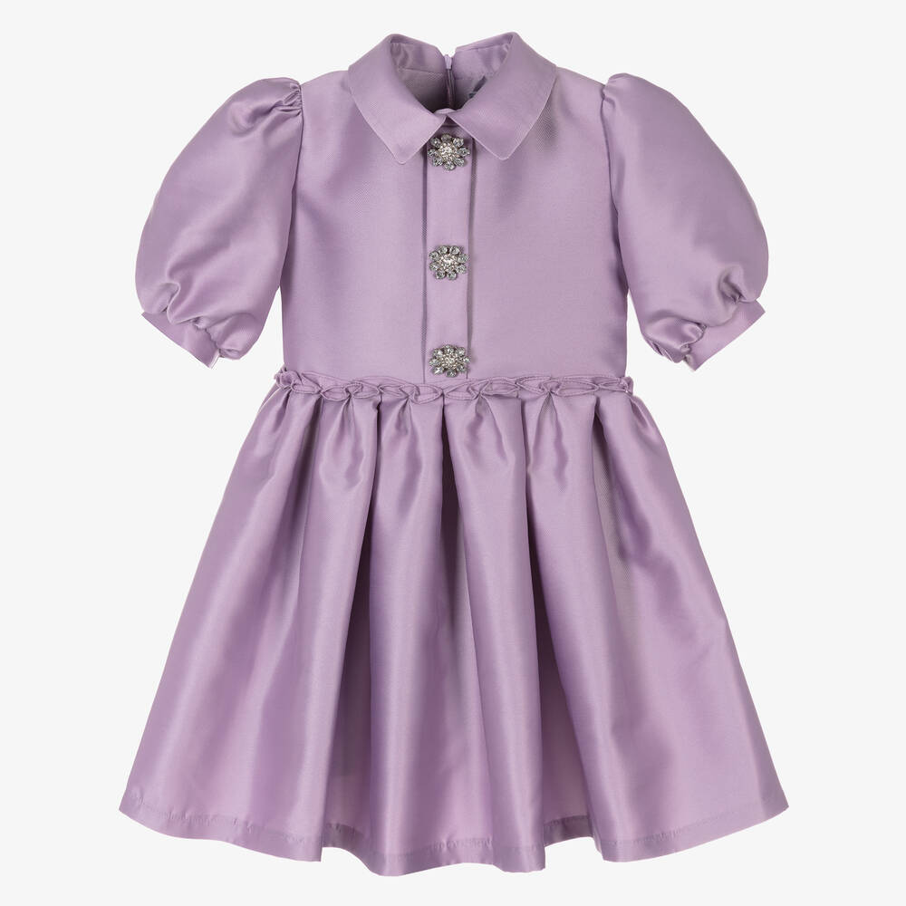 Mama Luma-Фиолетовое атласное платье | Childrensalon Outlet