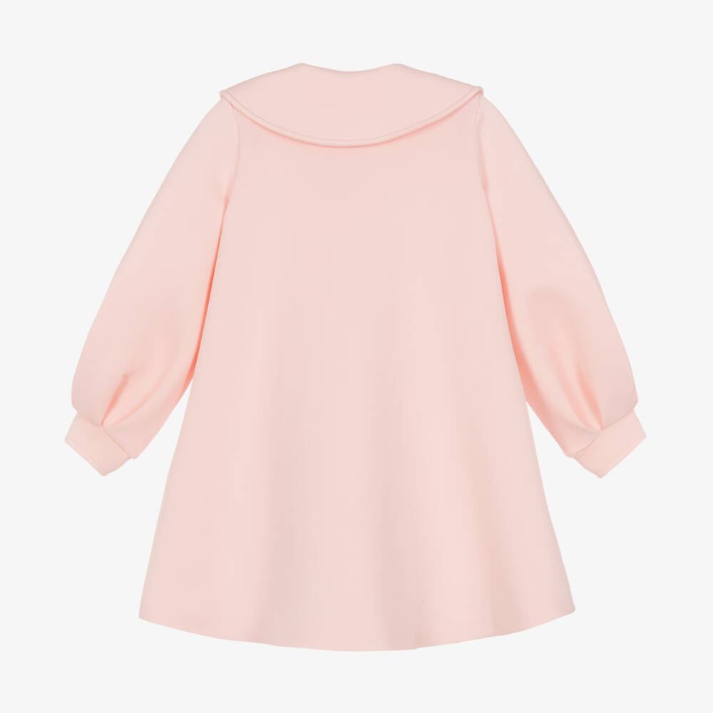 Mama Luma-Girls Rosy Bow Neoprene Coat | Childrensalon Outlet