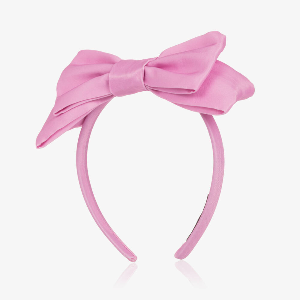 Mama Luma-إكسسوار شعر للبنات بشريط وردي | Childrensalon Outlet