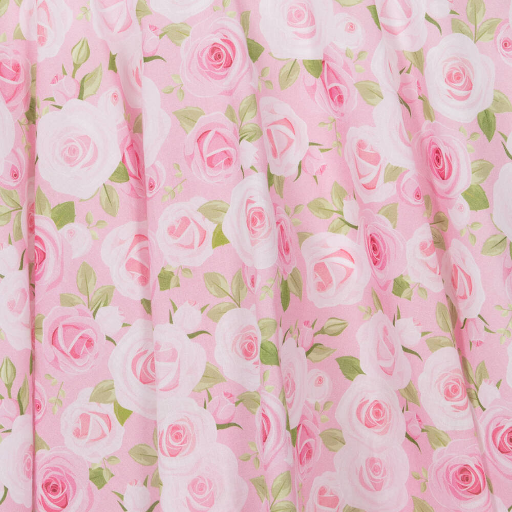 Mama Luma-فستان وردي ناعم للبنات مع فيونكة وردية | Childrensalon Outlet