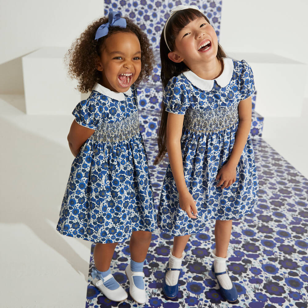 Manuela de Juan-Blue Patent Leather Pumps | Childrensalon Outlet