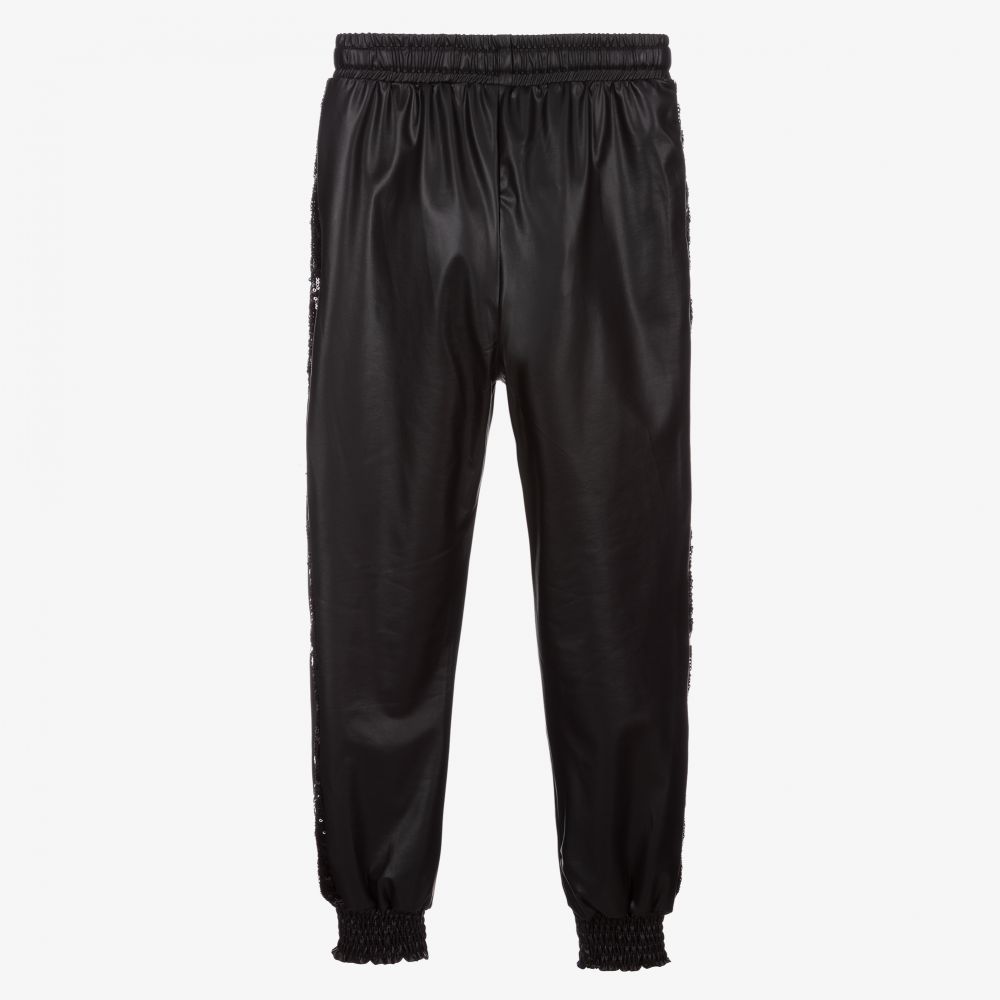 Marc Ellis-Черные брюки из искусственной кожи | Childrensalon Outlet