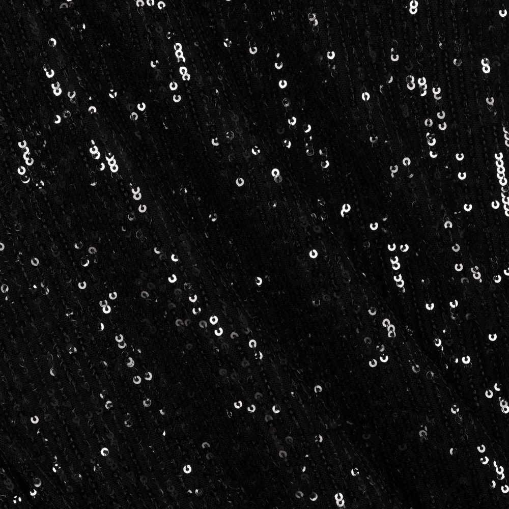 Marc Ellis-جاكيت بسحّاب مزين بترتر لون أسود للبنات | Childrensalon Outlet