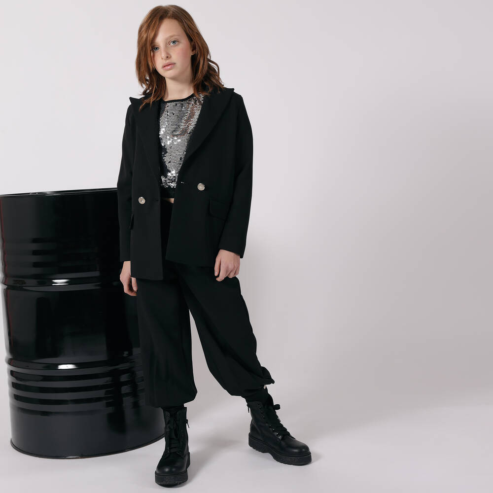 Girls black blazer hotsell