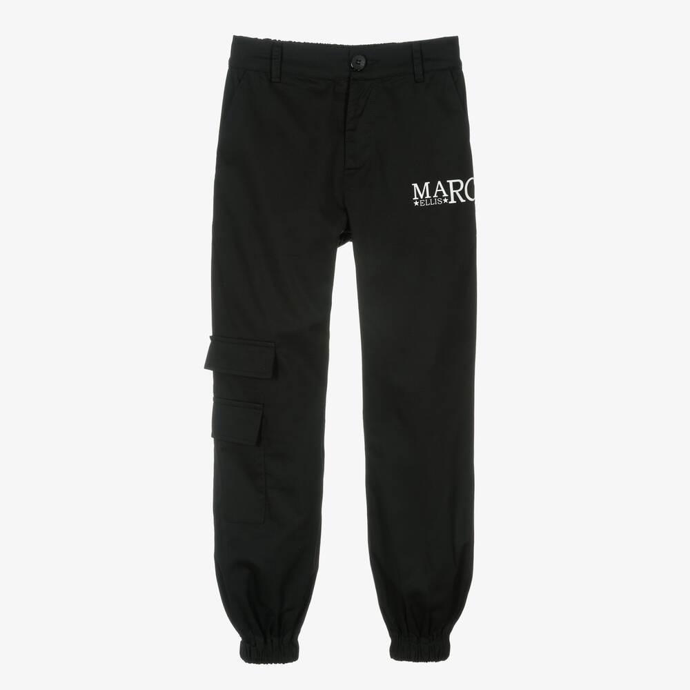 Marc Ellis - Черные хлопковые брюки карго | Childrensalon