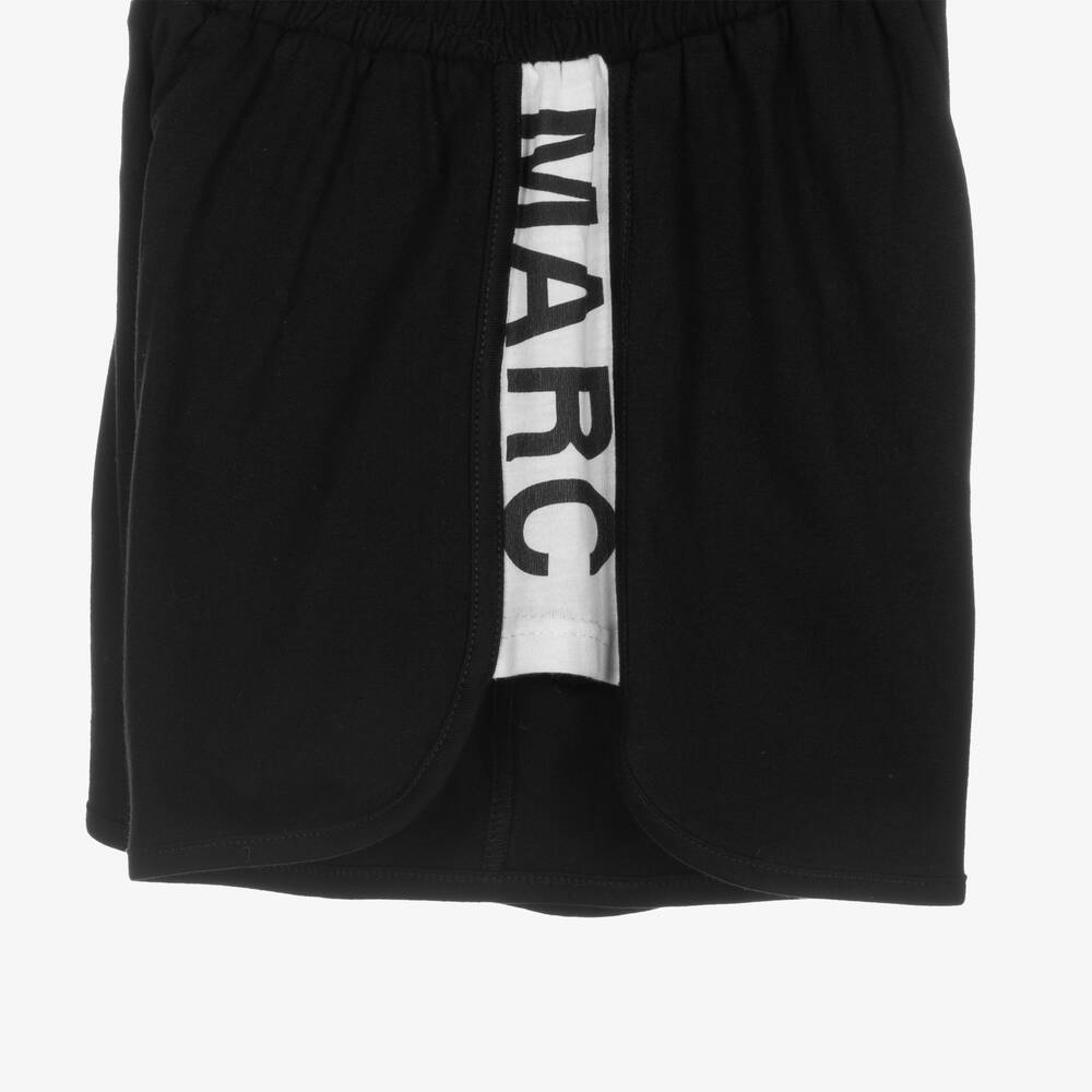 مارك إليس-طقم شورت قطن لون أسود للبنات | Childrensalon Outlet