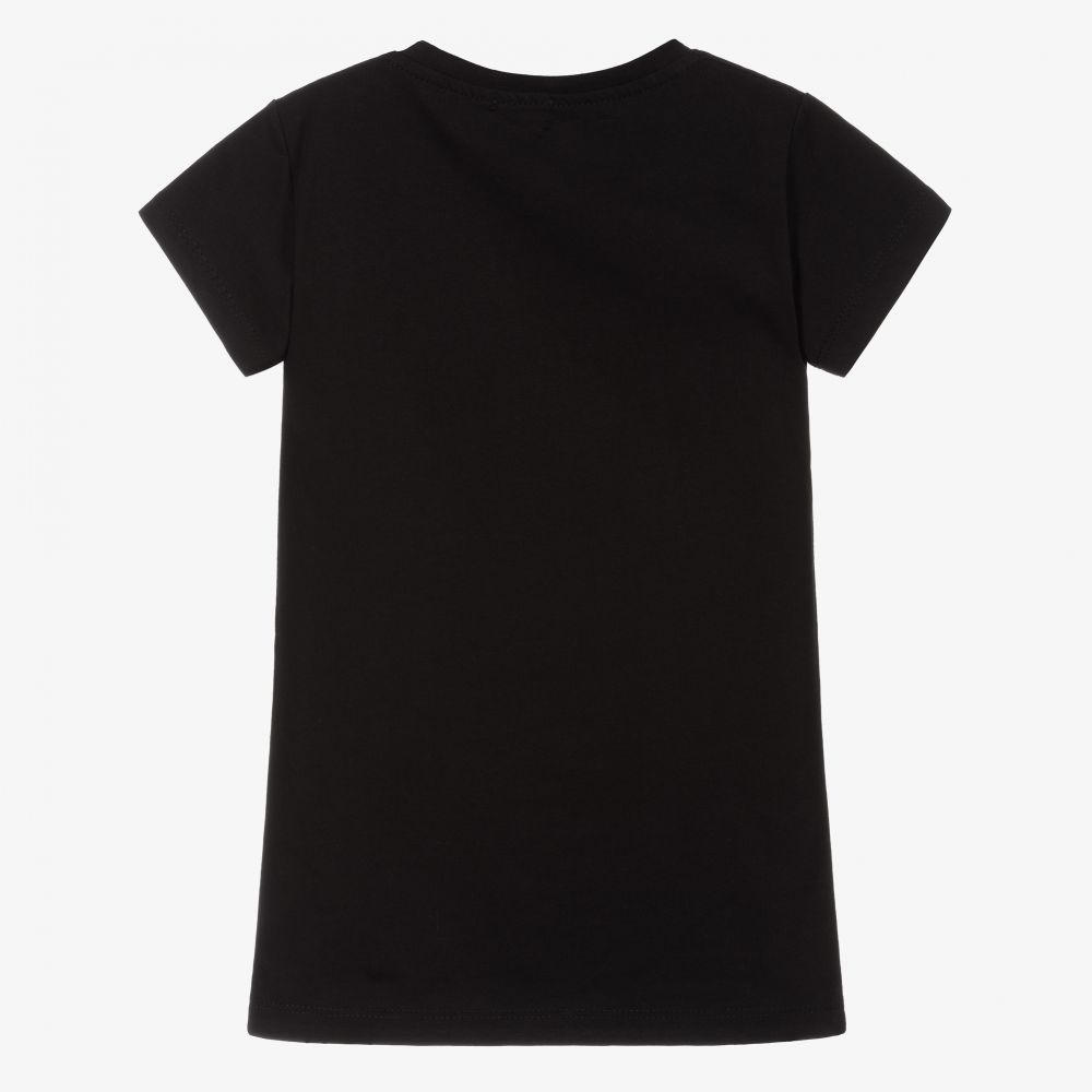 Marc Ellis-Черная хлопковая футболка для девочек | Childrensalon Outlet
