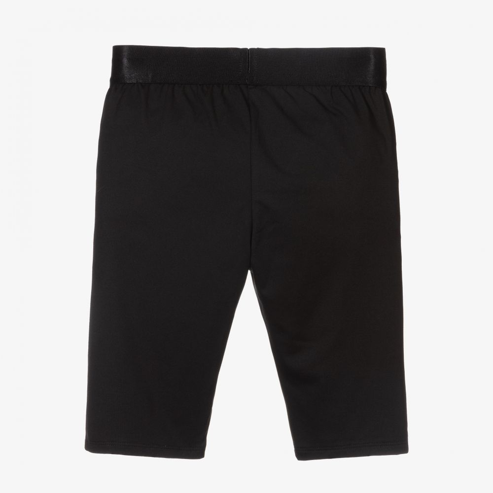 Girls black cycling shorts discount