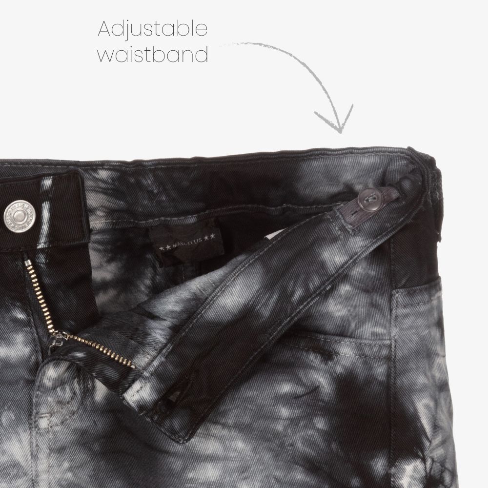 Marc Ellis-تنورة قطن دنيم لون أسود | Childrensalon Outlet