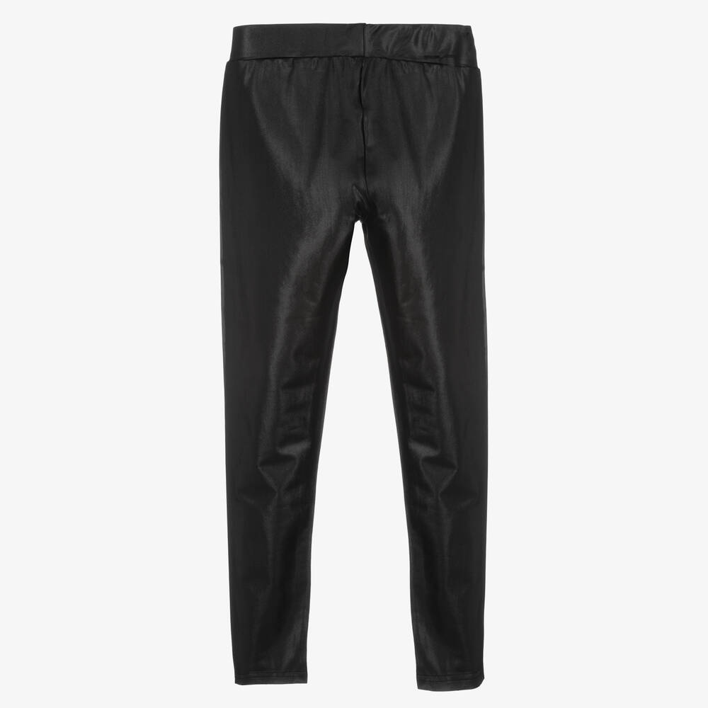 Marc Ellis-ليغنغز قطن ستريتش لون أسود للبنات | Childrensalon Outlet