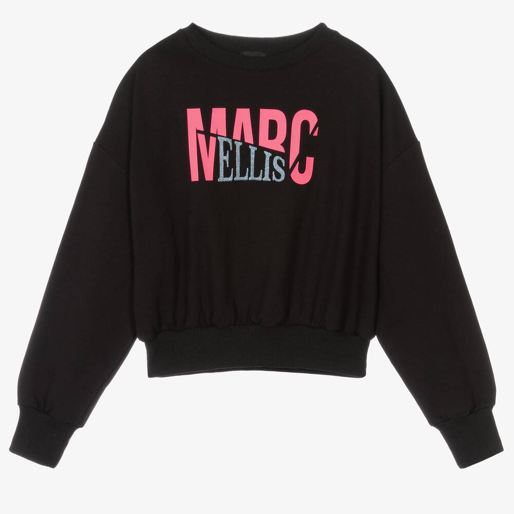 Marc Ellis - Sweat noir et rose Fille | Childrensalon