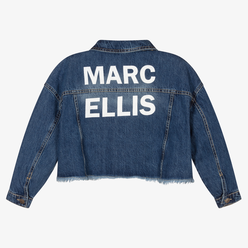 مارك إليس-جاكيت قطن دنيم لون أزرق للبنات | Childrensalon Outlet