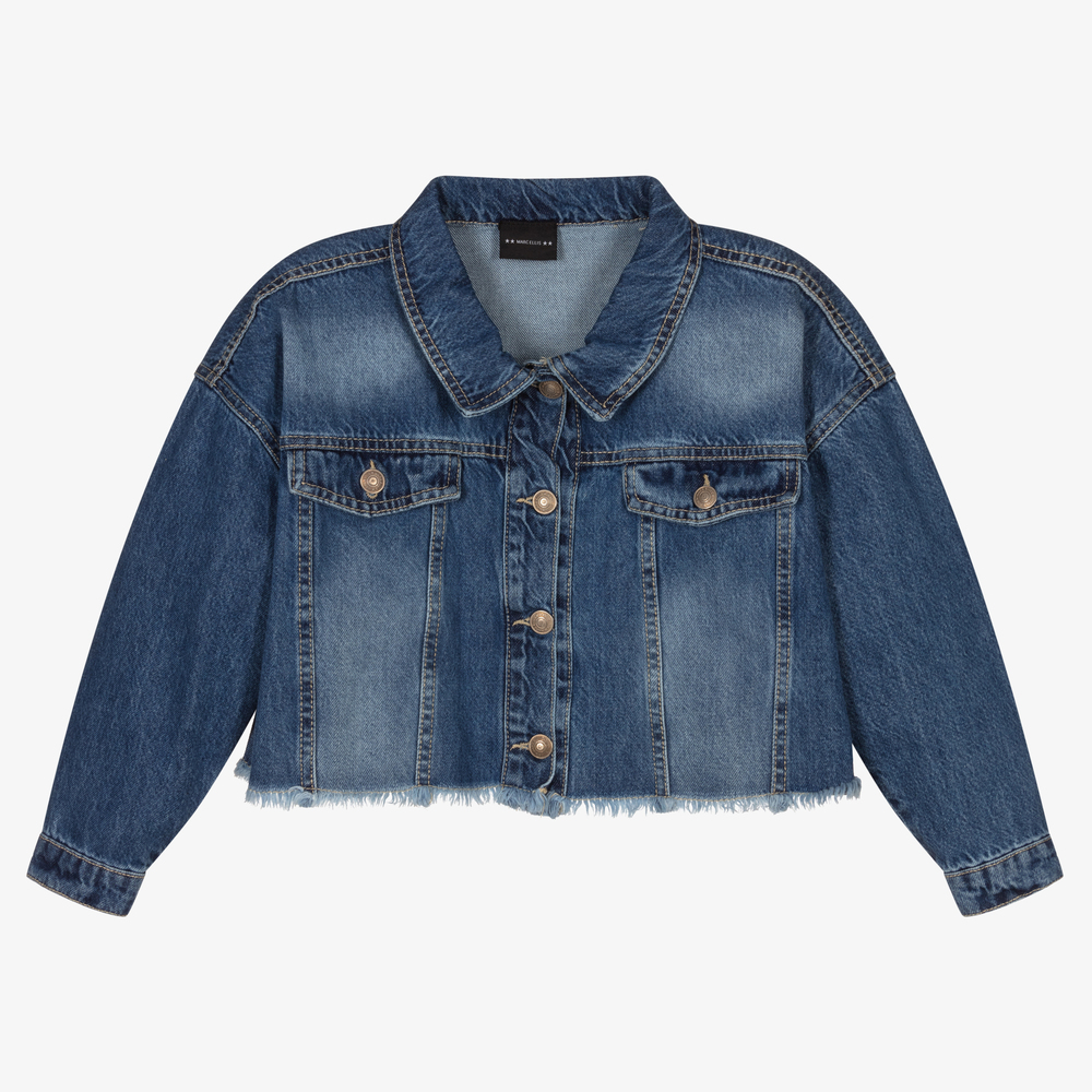 Marc Ellis - Veste bleue en denim Fille | Childrensalon