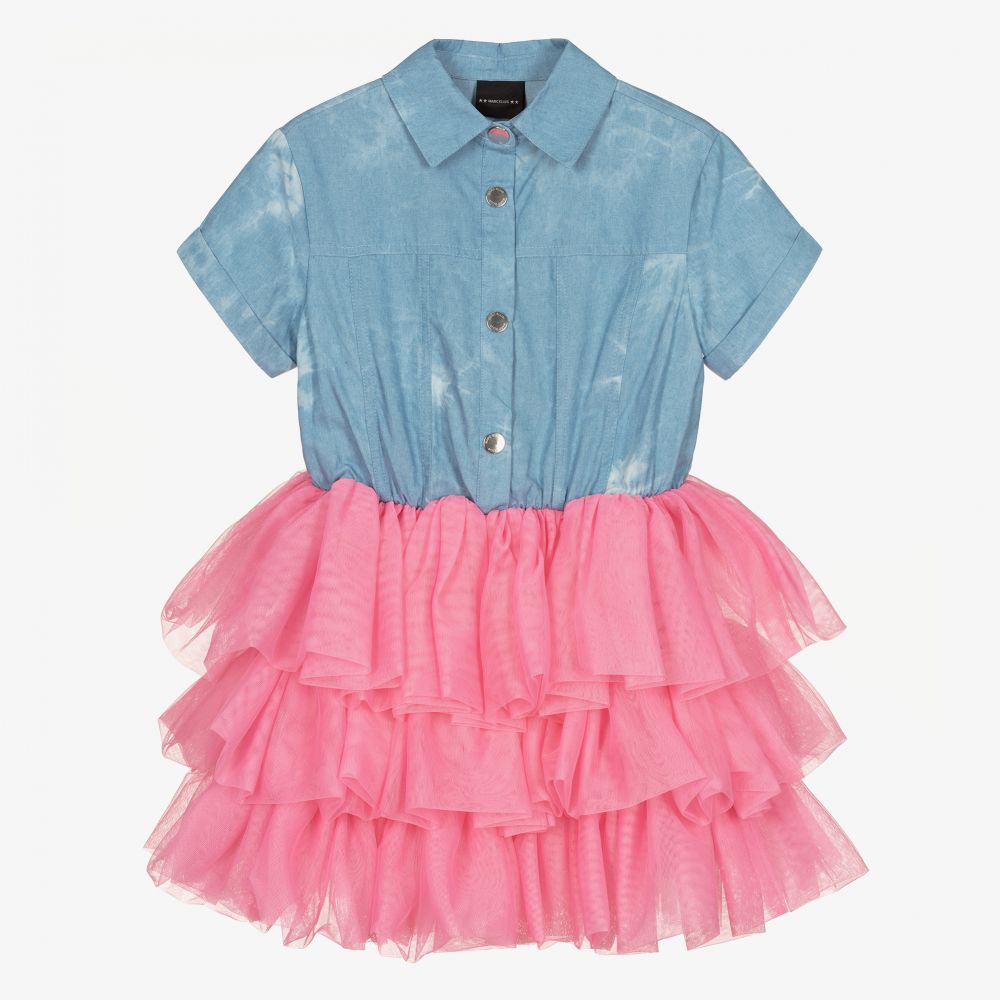 Marc Ellis - Robe bleue et rose Fille | Childrensalon