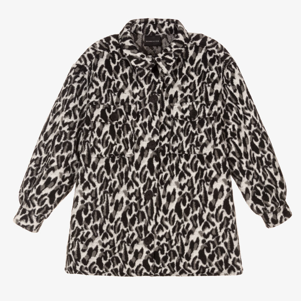 Marc Ellis - Серый пиджак с животным принтом для девочек | Childrensalon