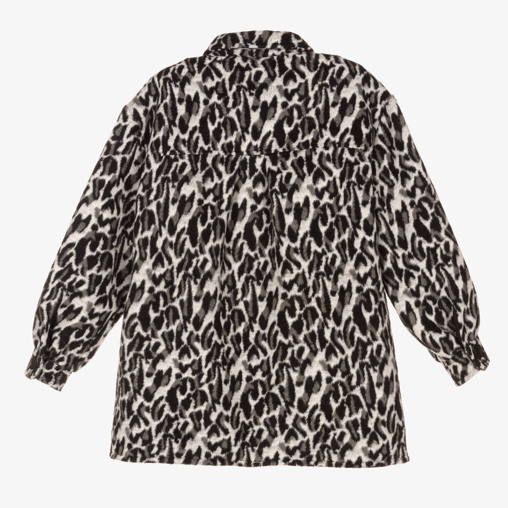 Marc Ellis-Серый пиджак с животным принтом для девочек | Childrensalon Outlet