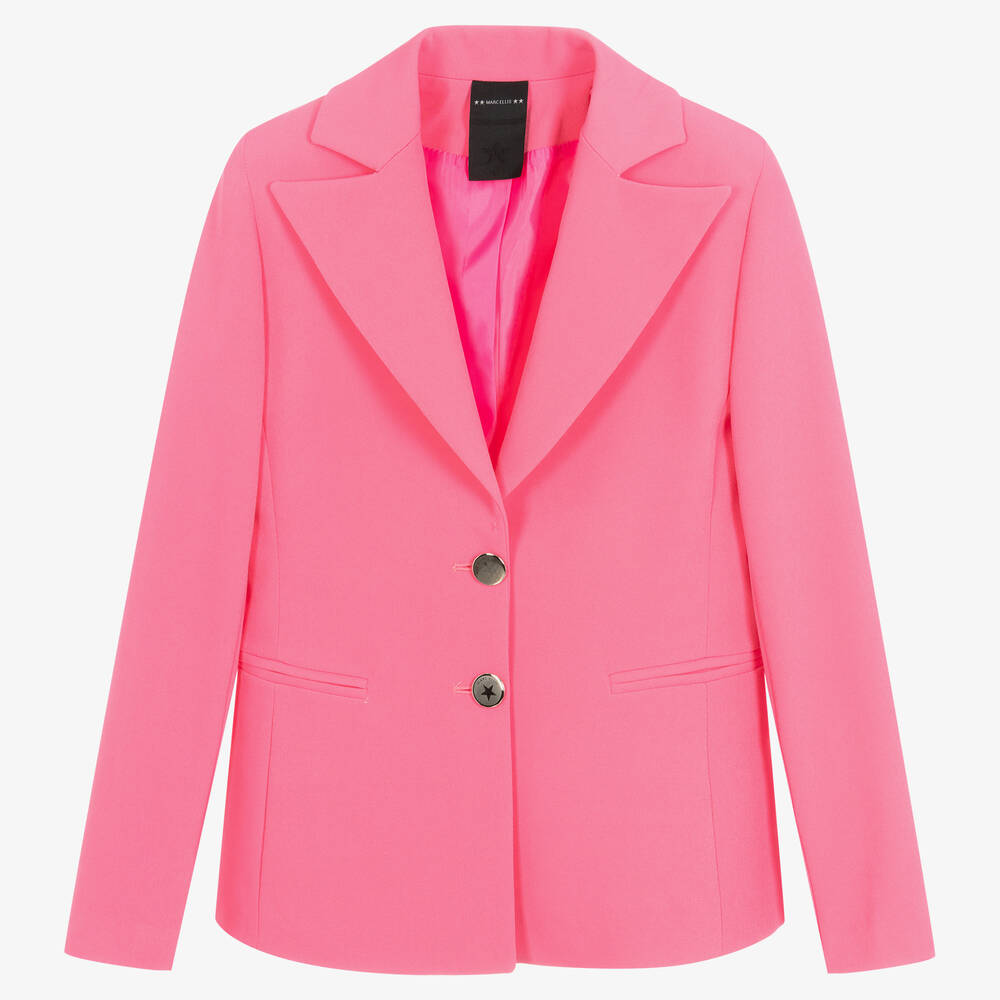 Marc Ellis - Girls Pink Crêpe Blazer | Childrensalon