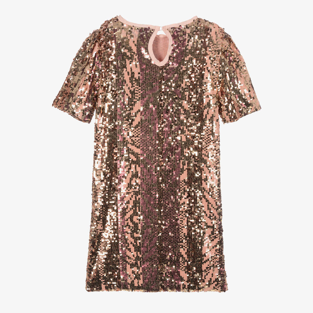 Marc Ellis-Girls Pink Sequin Dress | Childrensalon Outlet