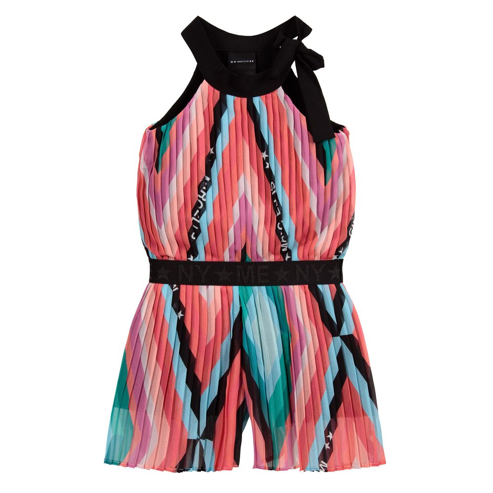 Marc Ellis - Girls Pleated Chiffon Playsuit | Childrensalon