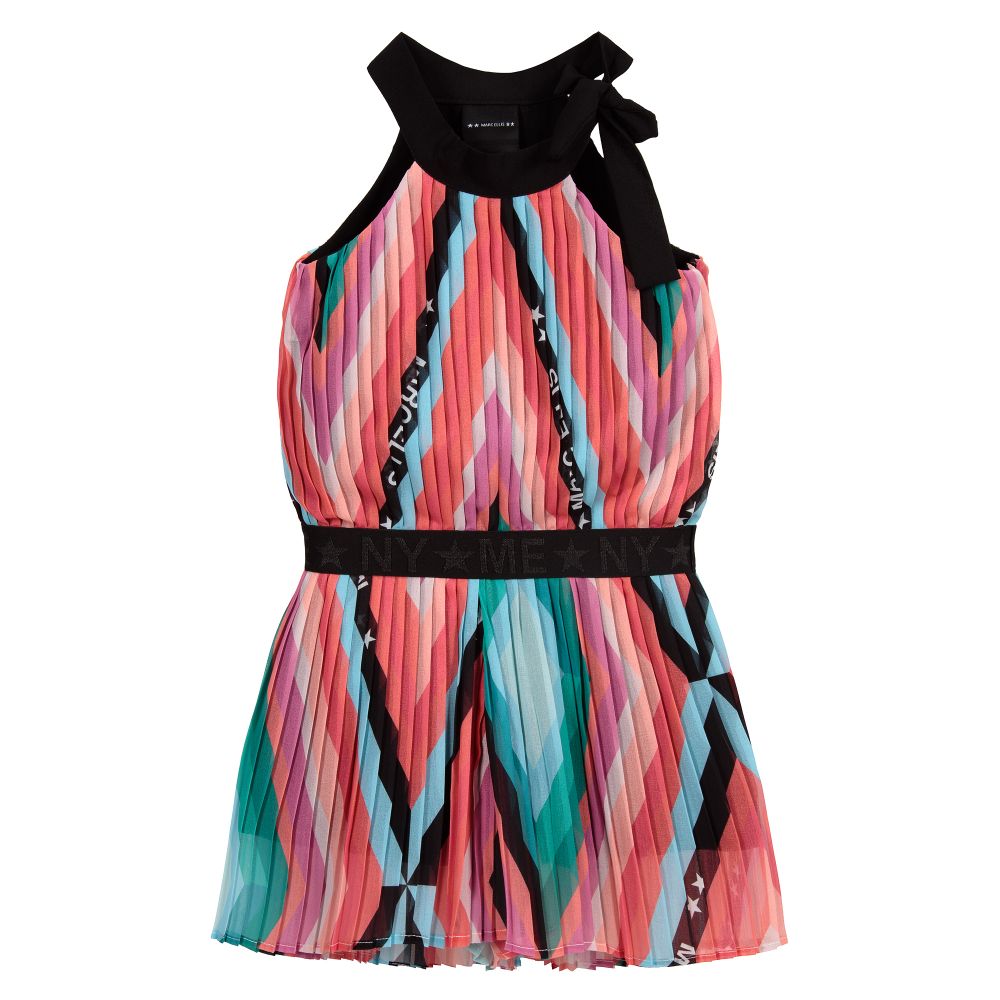 Marc Ellis-Girls Pleated Chiffon Playsuit | Childrensalon Outlet