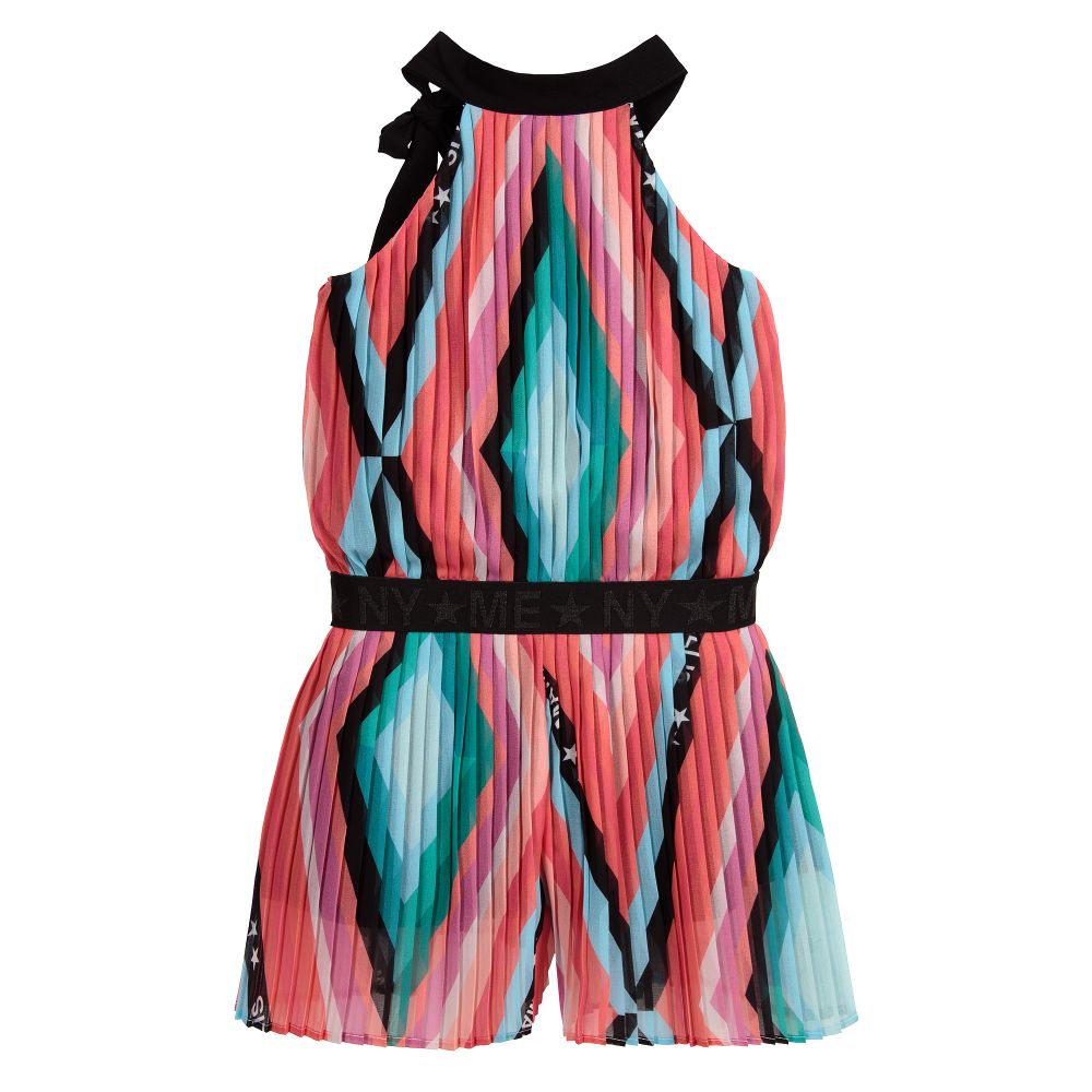 Marc Ellis-Girls Pleated Chiffon Playsuit | Childrensalon Outlet
