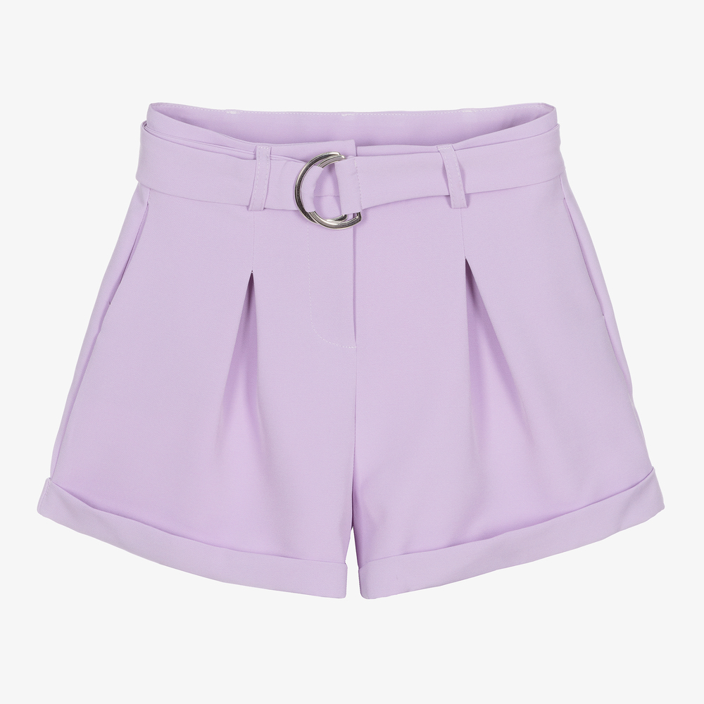 Marc Ellis - Violette Shorts mit Gürtel (M) | Childrensalon