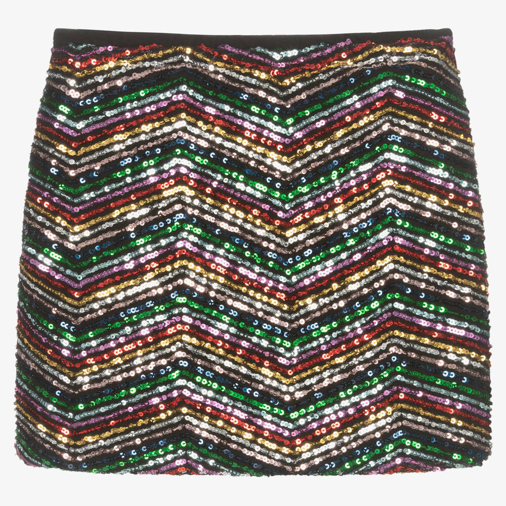 Marc Ellis Girls Rainbow Sequin Skirt Childrensalon Outlet