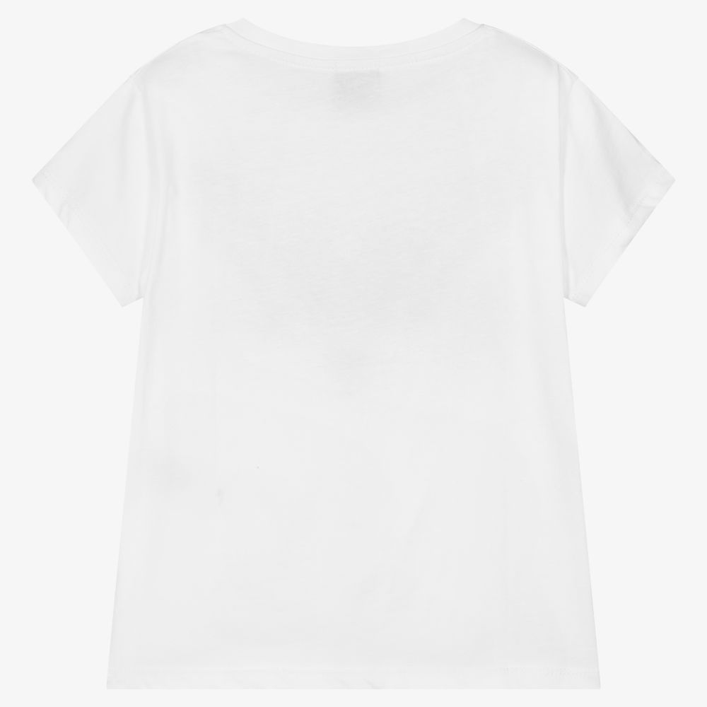 Marc Ellis-تيشيرت قطن لون أبيض للبنات | Childrensalon Outlet