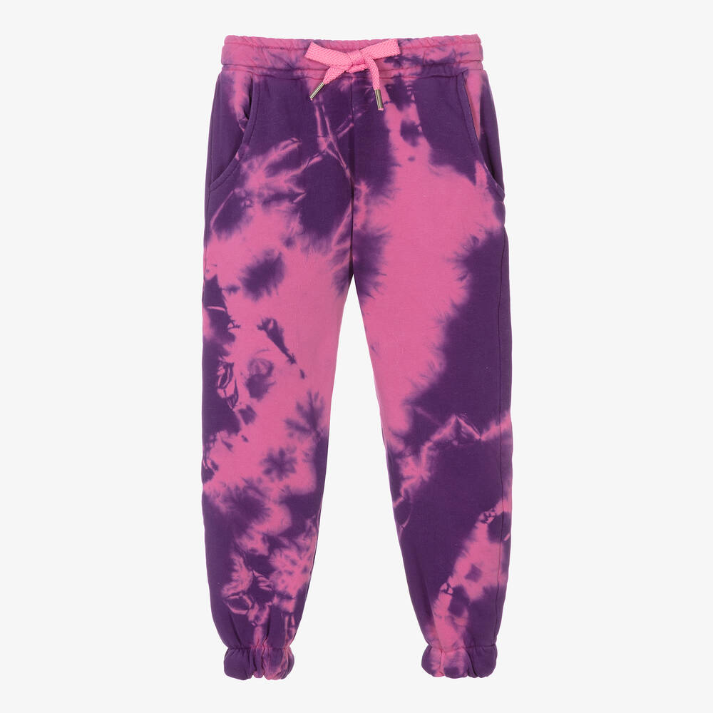 Marc Ellis - Pink & Purple Tie-Dye Joggers | Childrensalon