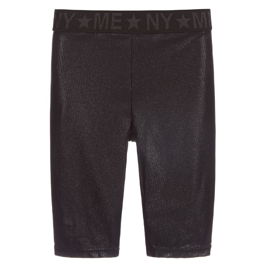 Marc Ellis - Shimmery Black Cycle Shorts | Childrensalon