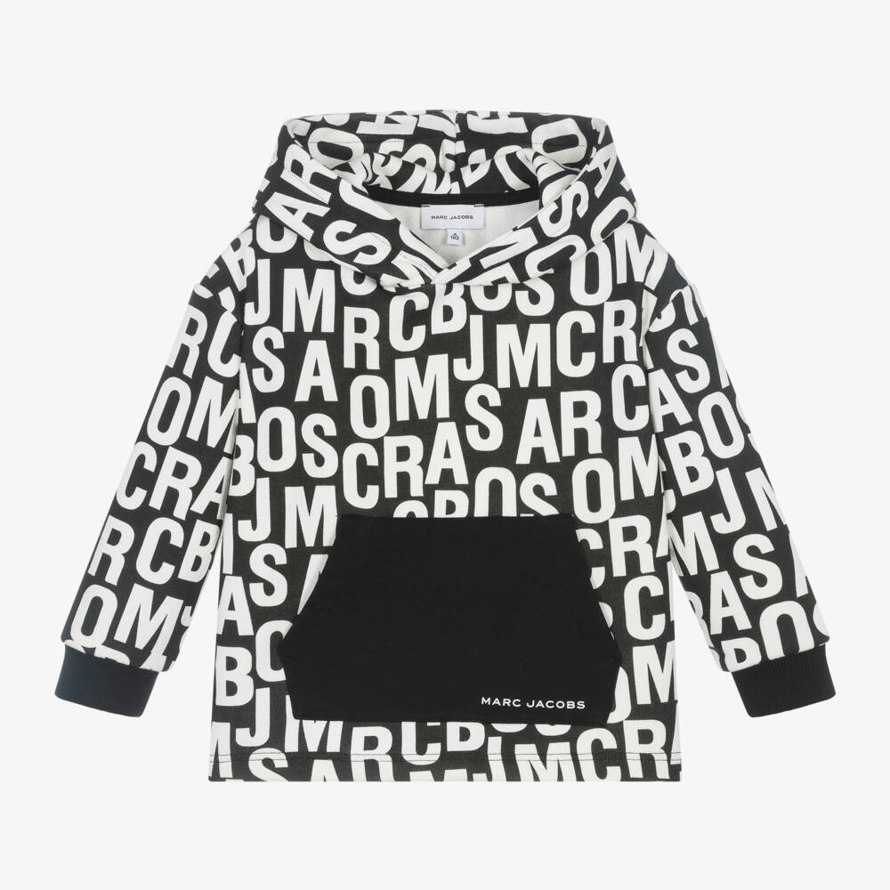MARC JACOBS-Худи из черного хлопка с логотипом | Childrensalon Outlet