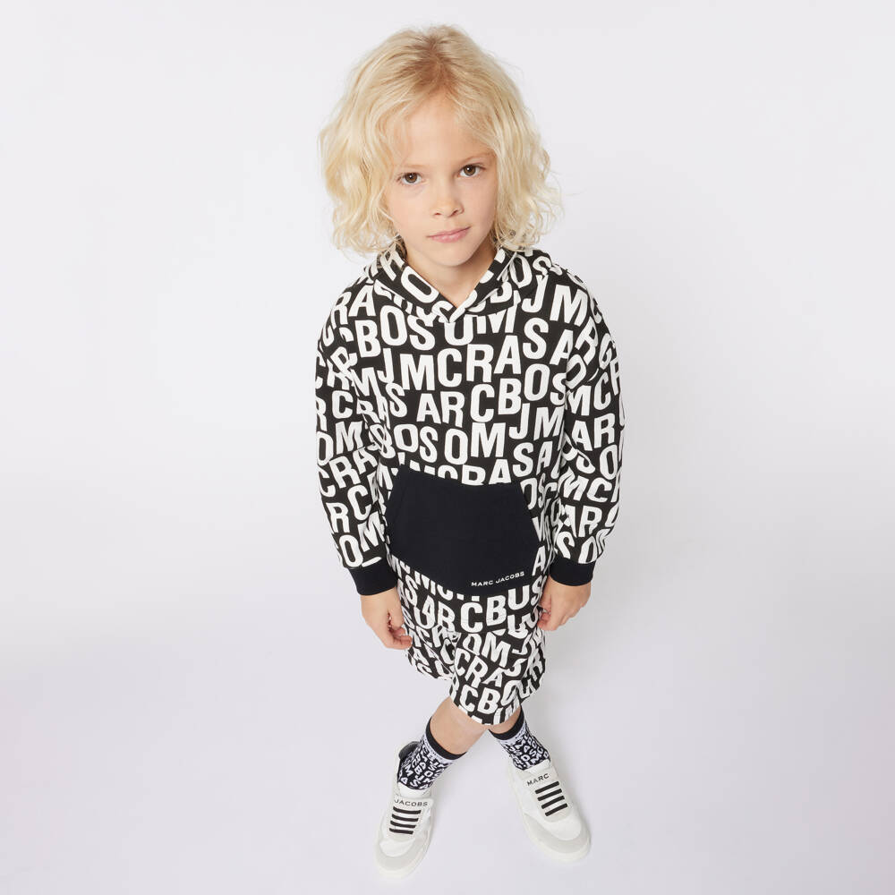MARC JACOBS-Худи из черного хлопка с логотипом | Childrensalon Outlet
