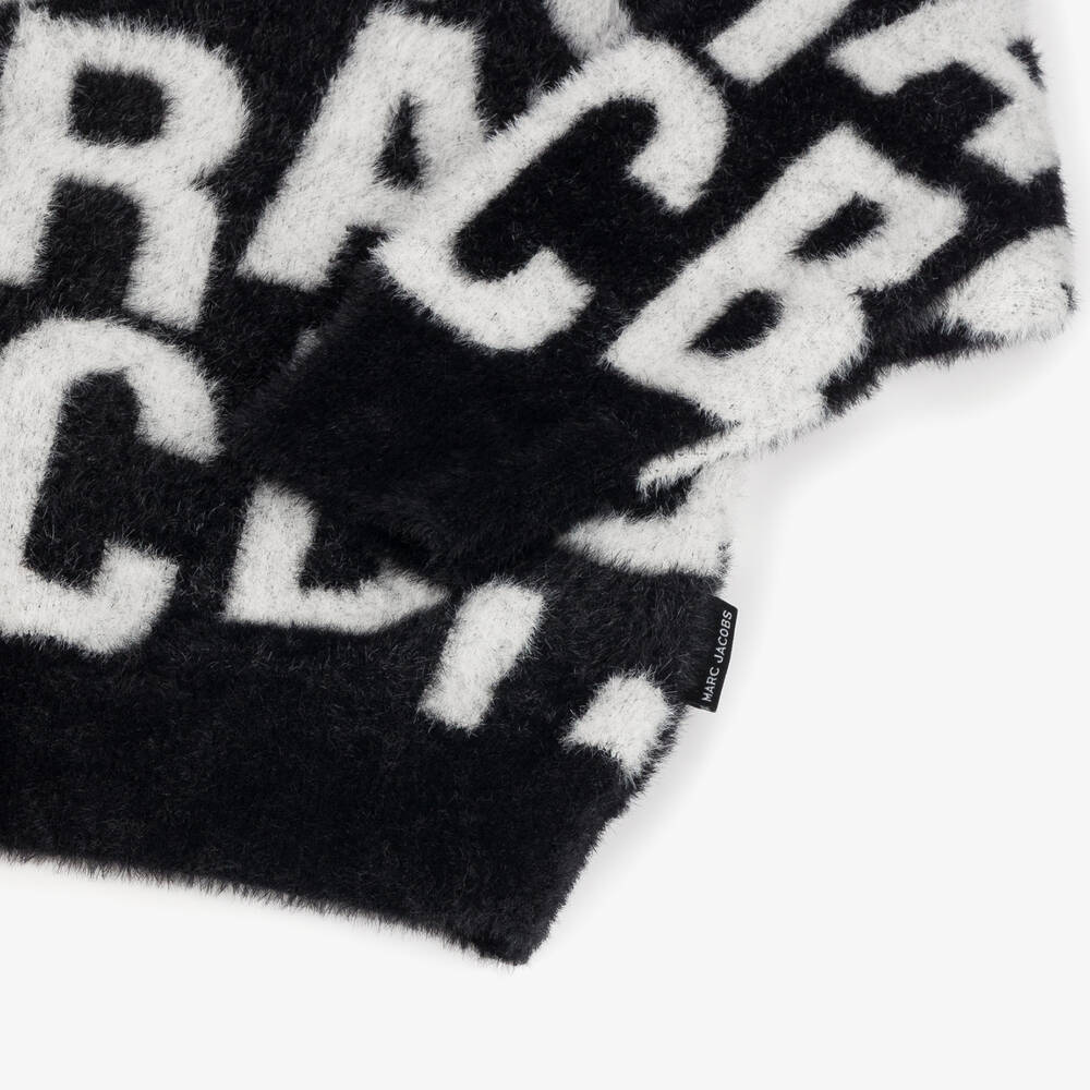 MARC JACOBS-بلوفر فلافي محبوك لون أسود | Childrensalon Outlet