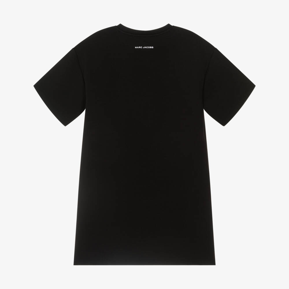 MARC JACOBS-Black Printed Dress | Childrensalon Outlet
