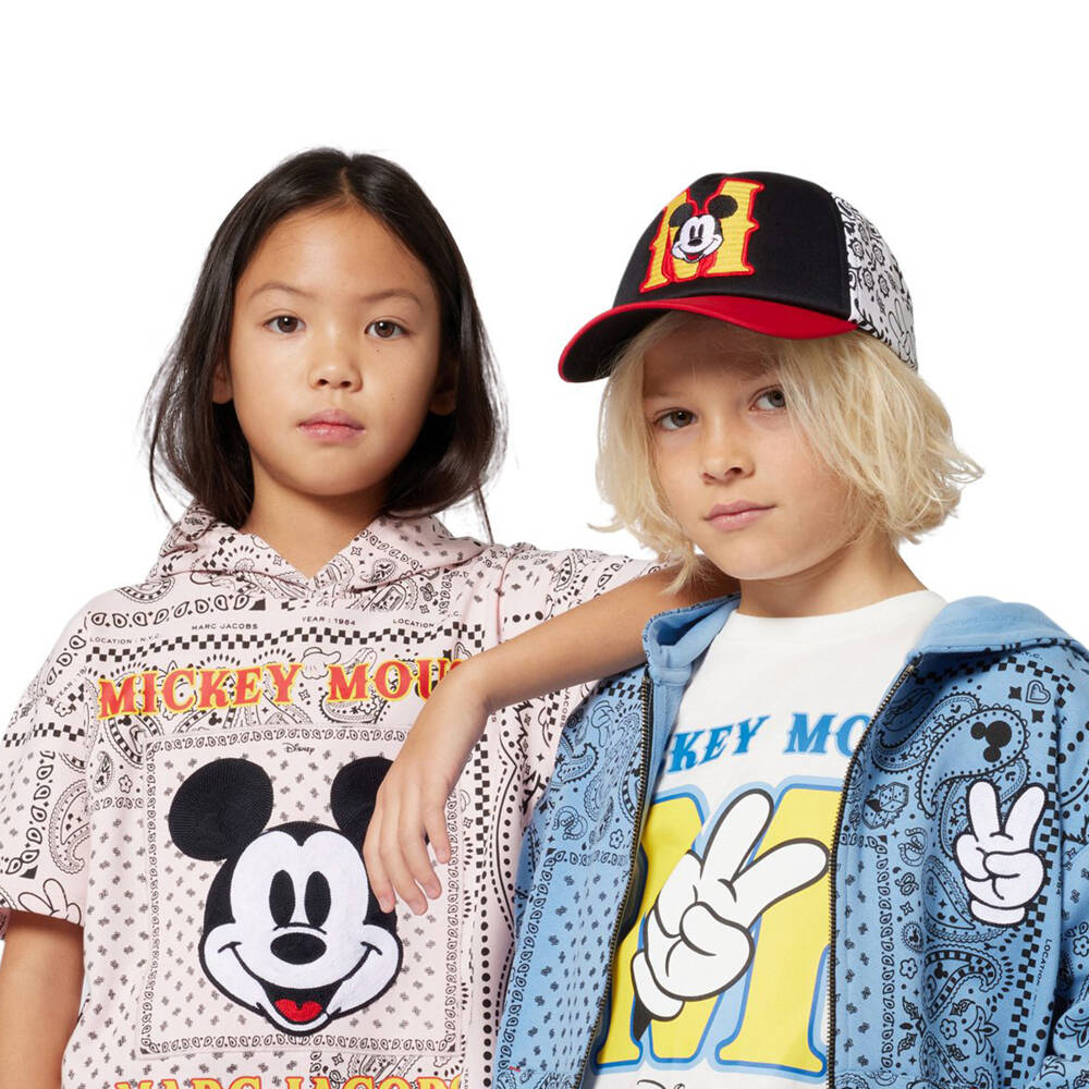 MARC JACOBS-Black, Red & White Mickey Mouse Cap | Childrensalon Outlet