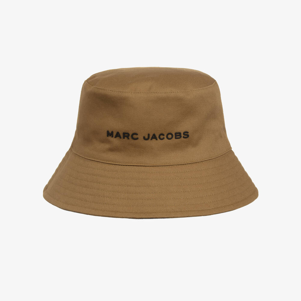 MARC JACOBS-Blue & Ivory Checkerboard Bucket Hat | Childrensalon Outlet