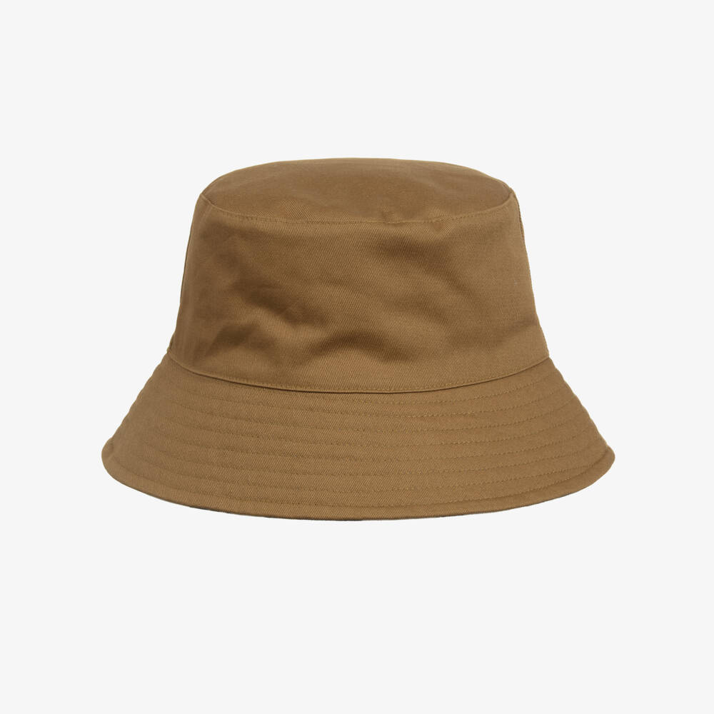 MARC JACOBS-Blue & Ivory Checkerboard Bucket Hat | Childrensalon Outlet